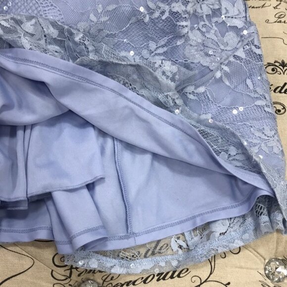 Chic Lavender Floral Women's Prom Dress - Picture 10 of 12